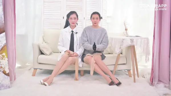 [SSA丝社] 评测 NO.142 君君&雪儿 双人开箱中国品牌绫岚和珞樱的油亮丝袜评测（下） 11